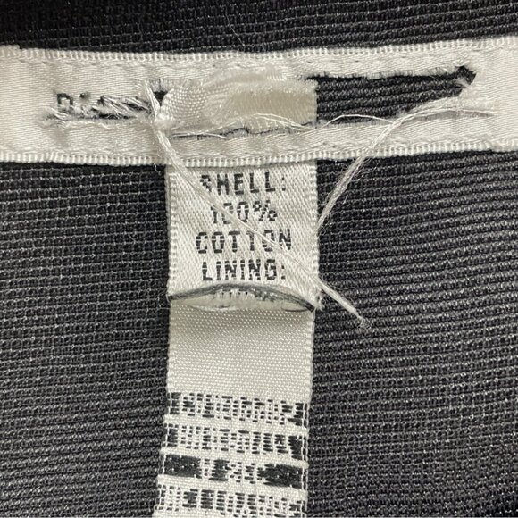 Women’s Grey Cotton High Waist Belted Skirt With Buttons - Picture 6 of 7